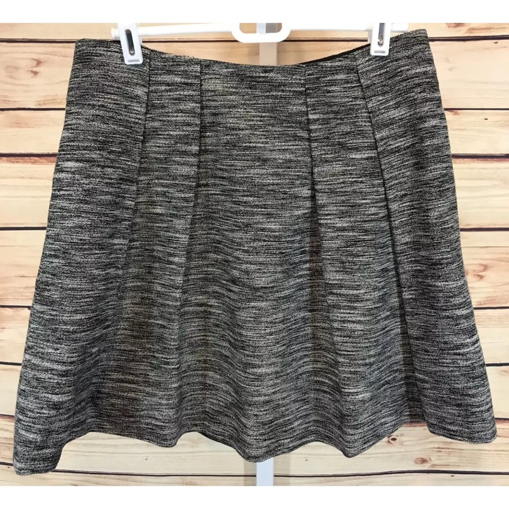 Madewell Countdown Tweed Pleated Skirt Size 6